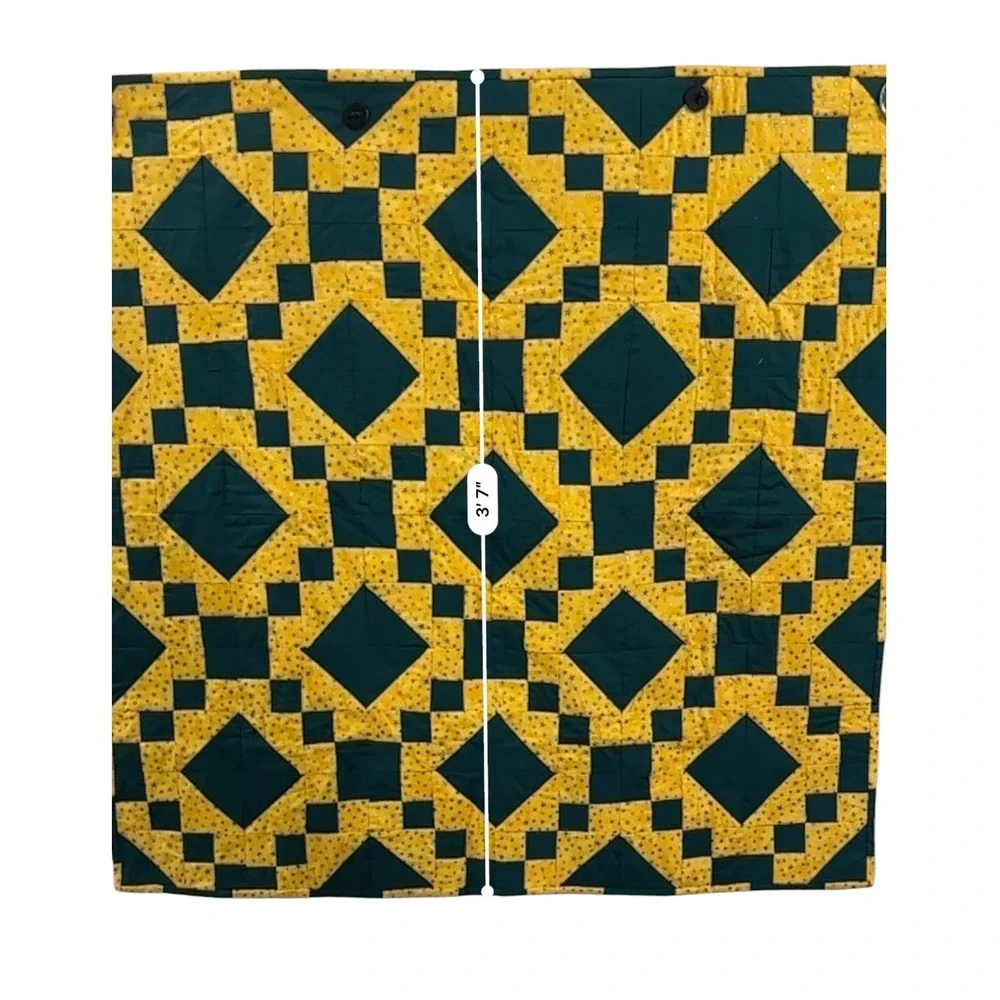 Handmade patchwork wall